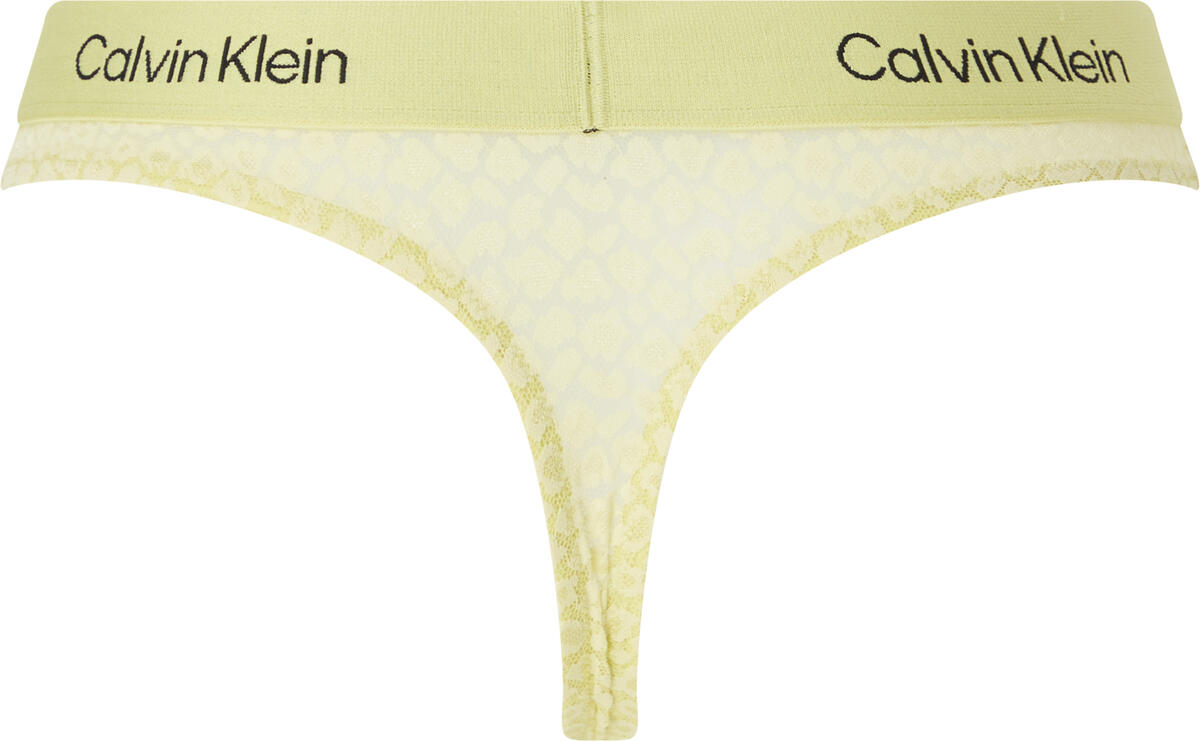 Calvin Klein MODERN THONG Kadın Sarı Tanga