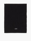 Calvin Klein DADDY WOOL KNIT SCAR Erkek Siyah Atkı