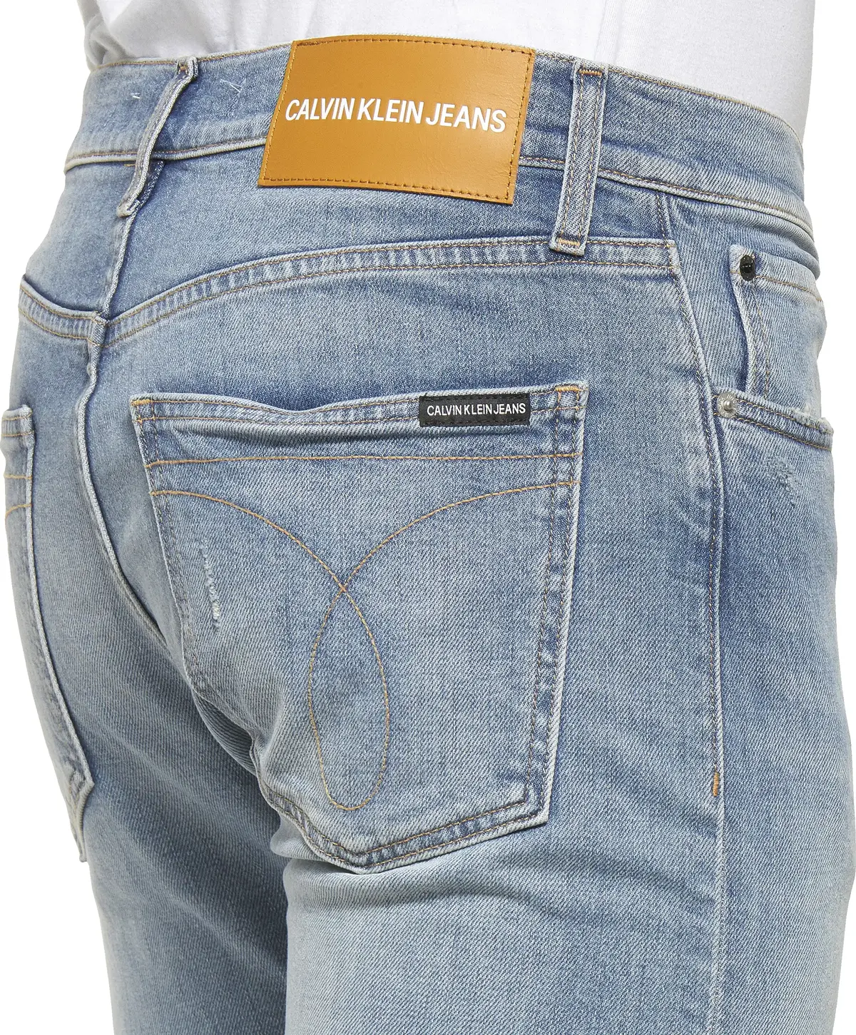 Calvin Klein CKJ 016 SKINNY Erkek Mavi Kot Pantolon