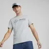 Puma MAPF1 ESS Logo Tee Mercedes Mercedes Gri Erkek/Unisex T-Shirt