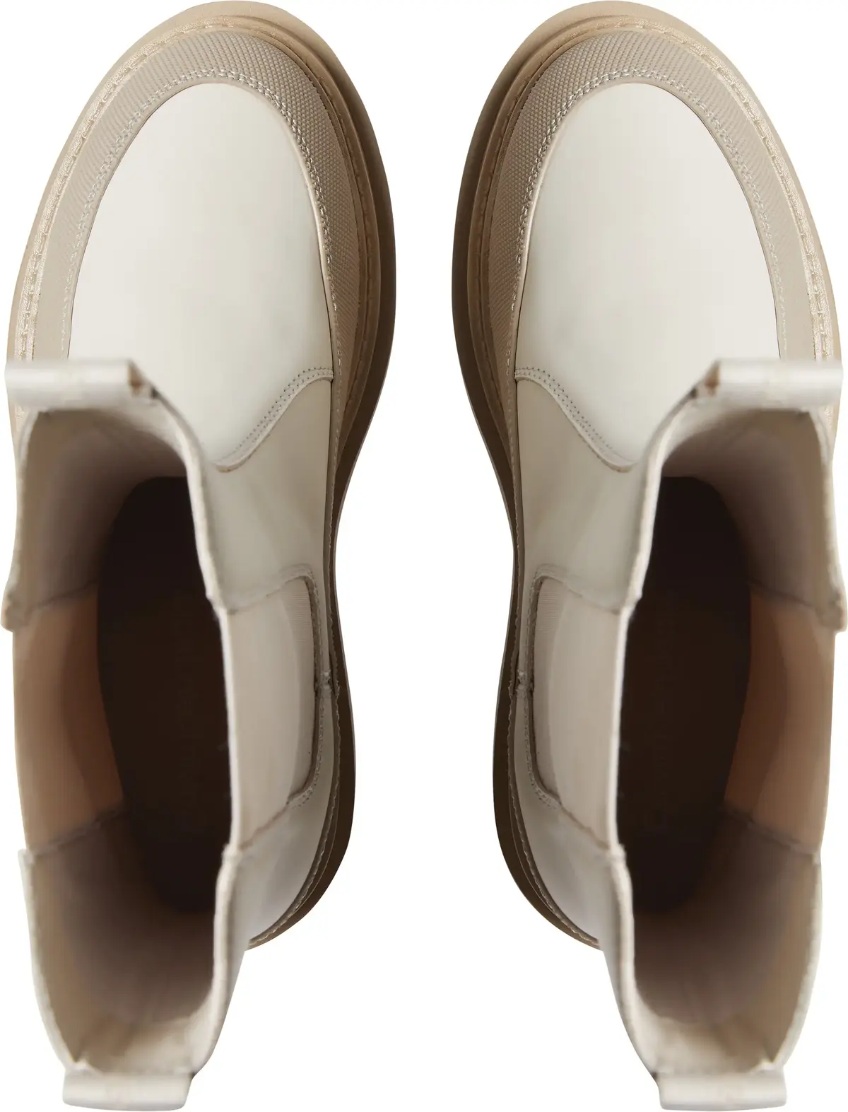 Calvin Klein FLATFORM CHELSEA BOO Kadın Bej Bot