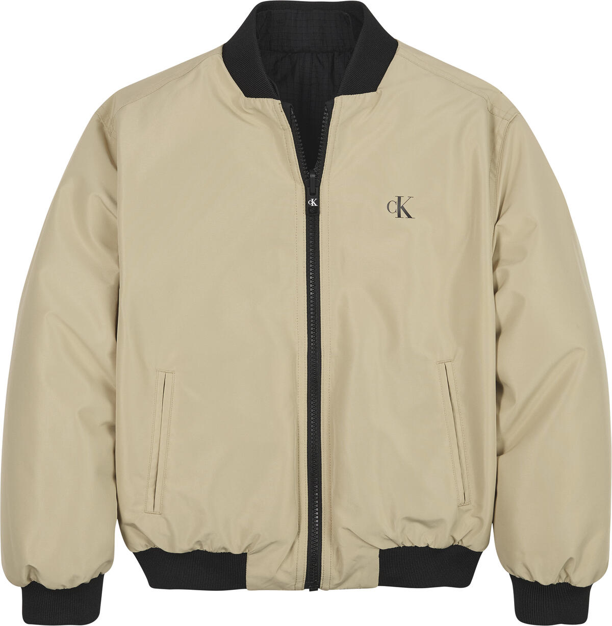 Calvin Klein REVERSIBLE BOMBER JA Erkek Siyah Mont