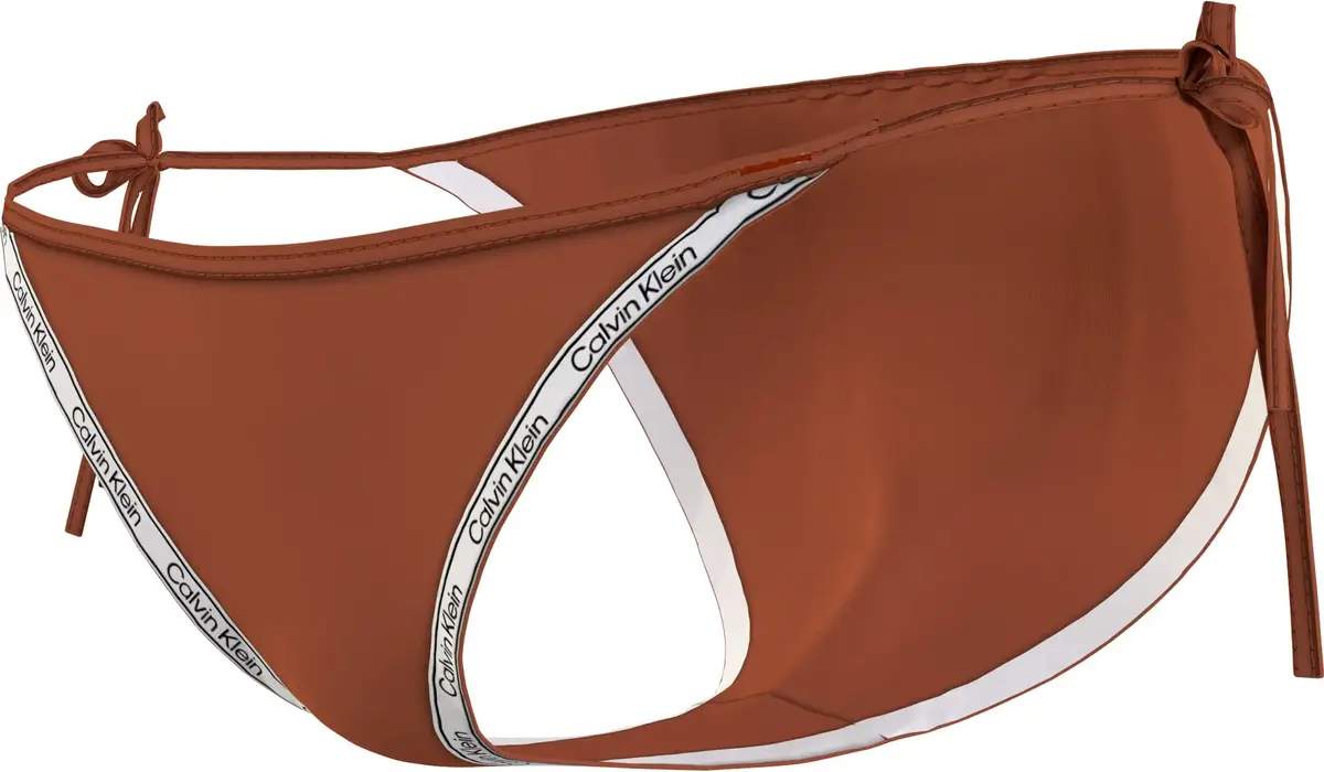 Calvin Klein STRING SIDE TIE BIKI Kadın Kahverengi Bikini Altı