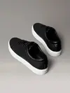 Calvin Klein CLEAN CUP LOW LACEUP PERF LTH Siyah Erkek Günlük Spor Ayakkabı