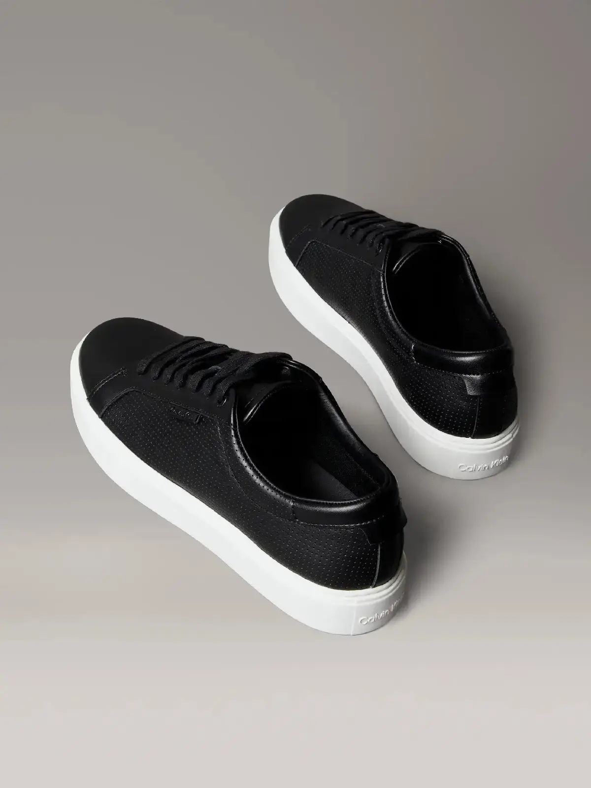 Calvin Klein CLEAN CUP LOW LACEUP PERF LTH Siyah Erkek Günlük Spor Ayakkabı