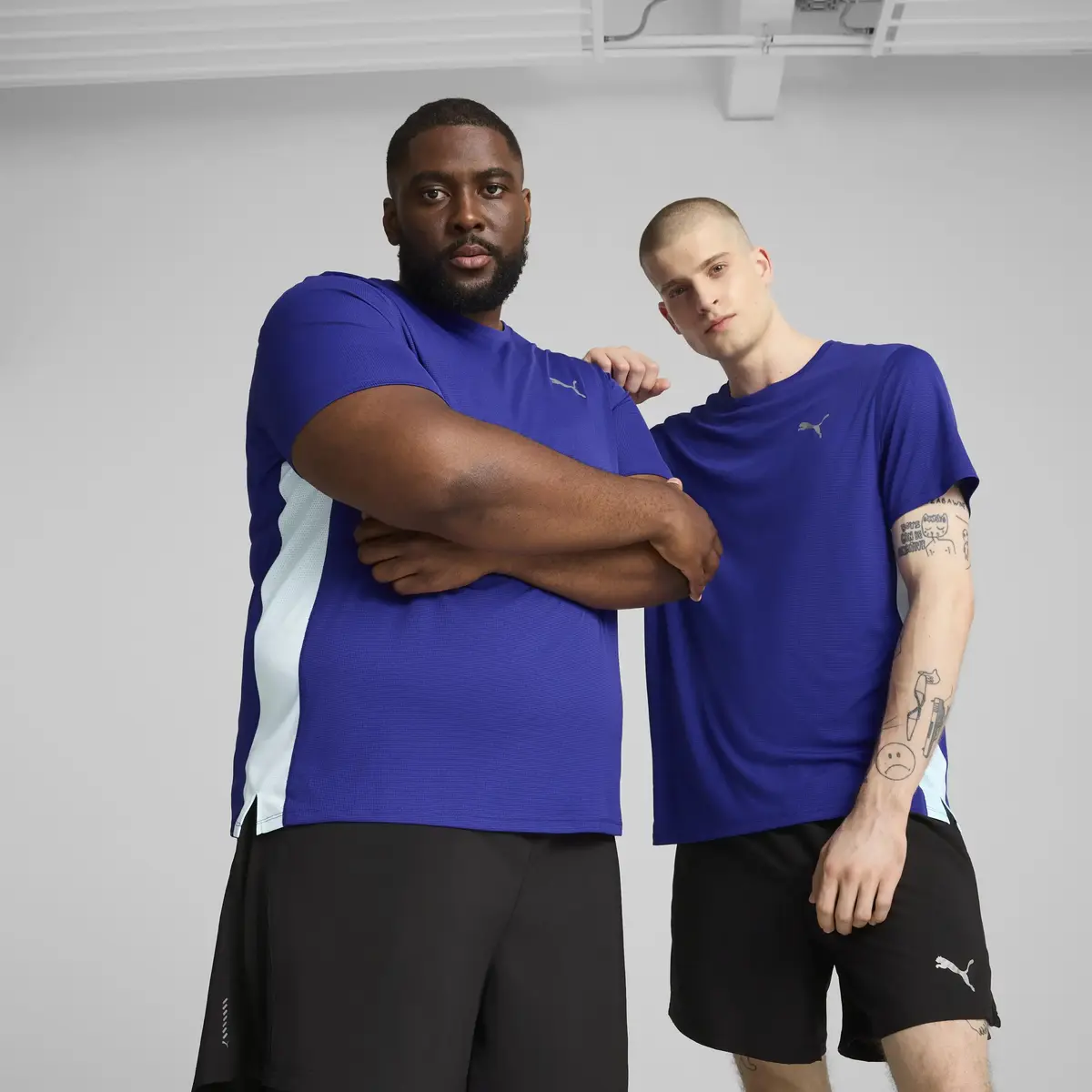Puma RUN FAVORITE VELOCITY TEE Mor Erkek T-Shirt