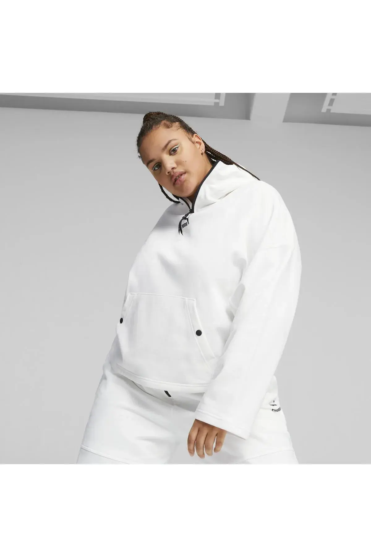 Puma DARE TO Hoodie TR Beyaz Kadın Hoodie