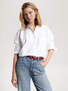 Tommy Hilfiger OXFORD OVERSIZED SHI Kadın Beyaz Gömlek