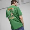 Puma TEAM Graphic Tee Yeşil Erkek Tişört