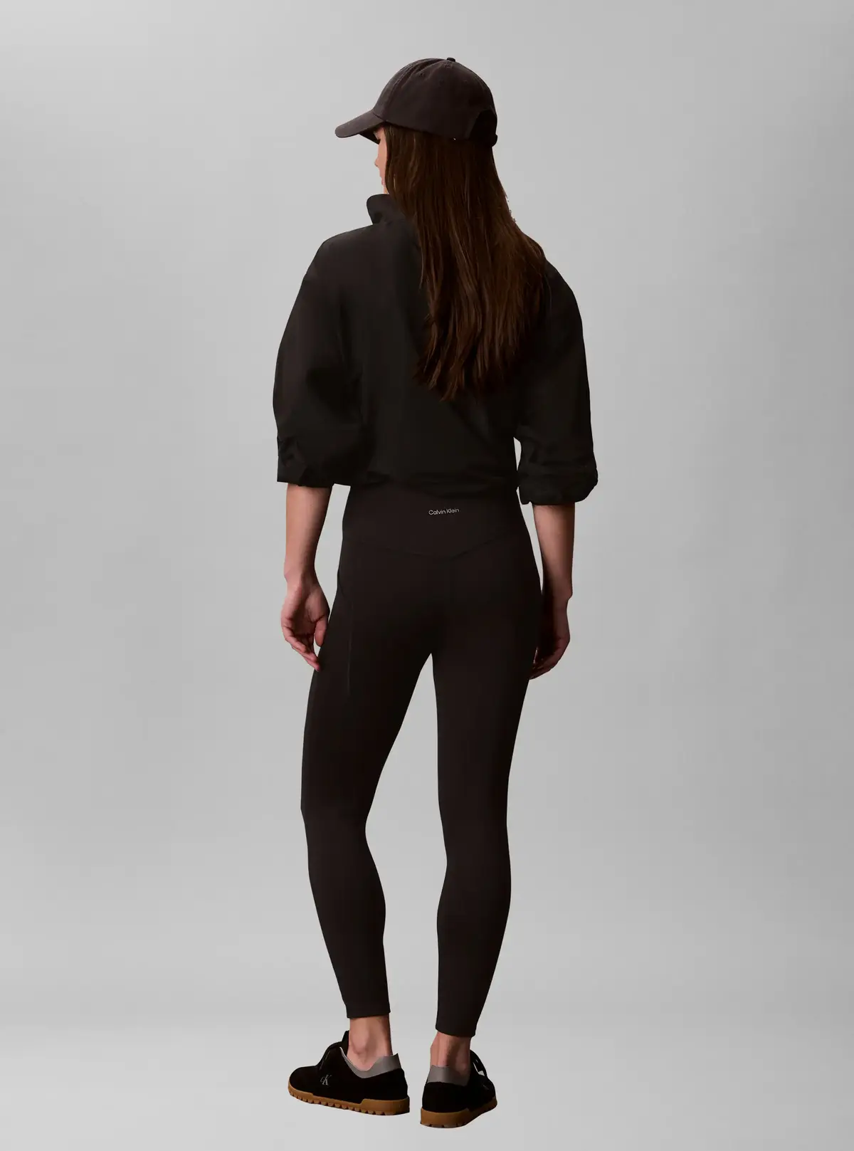Calvin Klein SOFT SPORT 1.5 7/8 T, UB1 Siyah Kadın Tayt