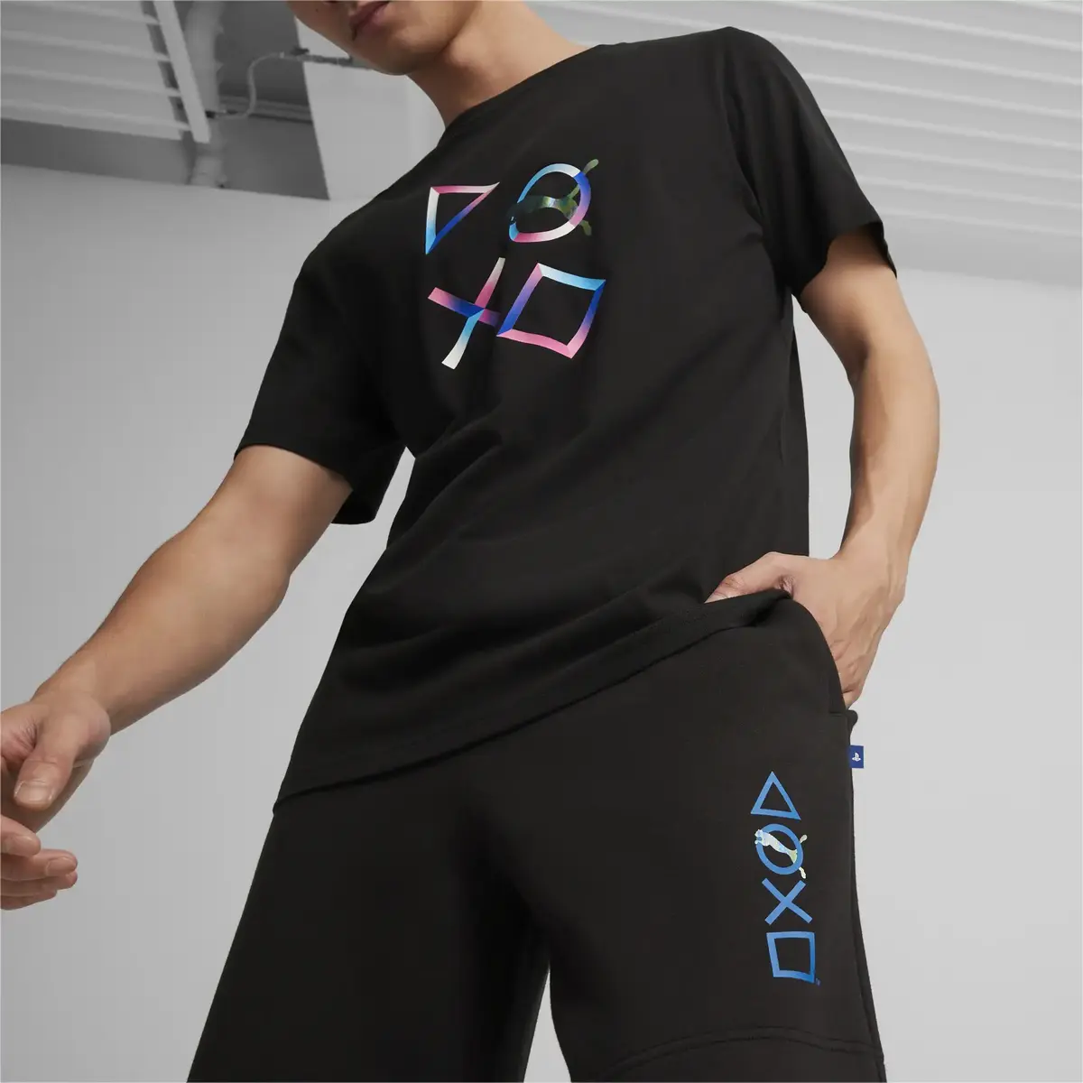 Puma X PLAYSTATION Shorts 8" DK Siyah Erkek Şort