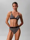 Calvin Klein TRIANGLE Üçgen Logolu Kadın Bikini Üstü