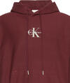 Calvin Klein PREMIUM TERRY MICRO MONOLOGO HOO Kırmızı Erkek Sweatshirt Calvin Klein PREMIUM TERRY MICRO MONOLOGO HOO Kırmızı Erkek Sweatshirt