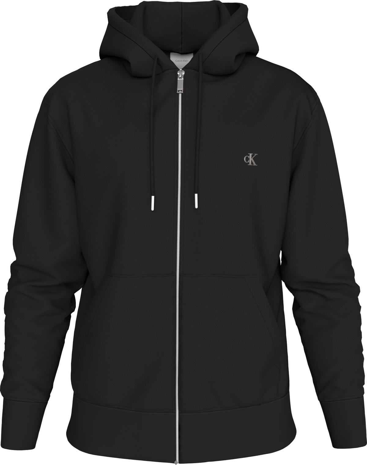 Calvin Klein LS EU 350TERRY MONOGRAM FZ HOODI Siyah Erkek Sweatshirt Calvin Klein LS EU 350TERRY MONOGRAM FZ HOODI Siyah Erkek Sweatshirt