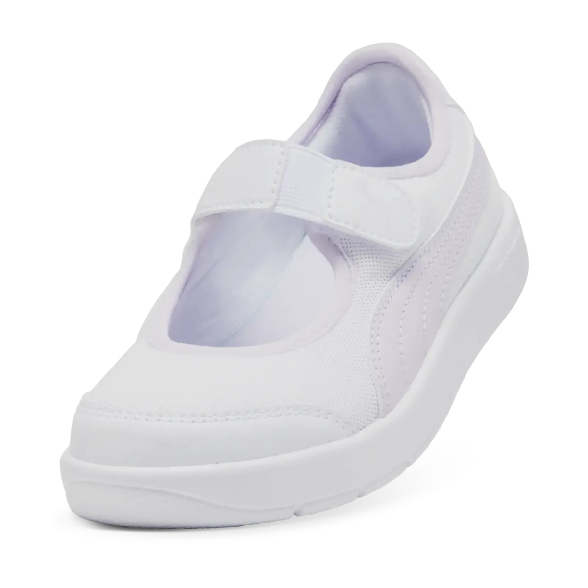 Puma Courtflex v3 Lina V PS Beyaz Kız Çocuk Spor Ayakkabı & Sneaker
