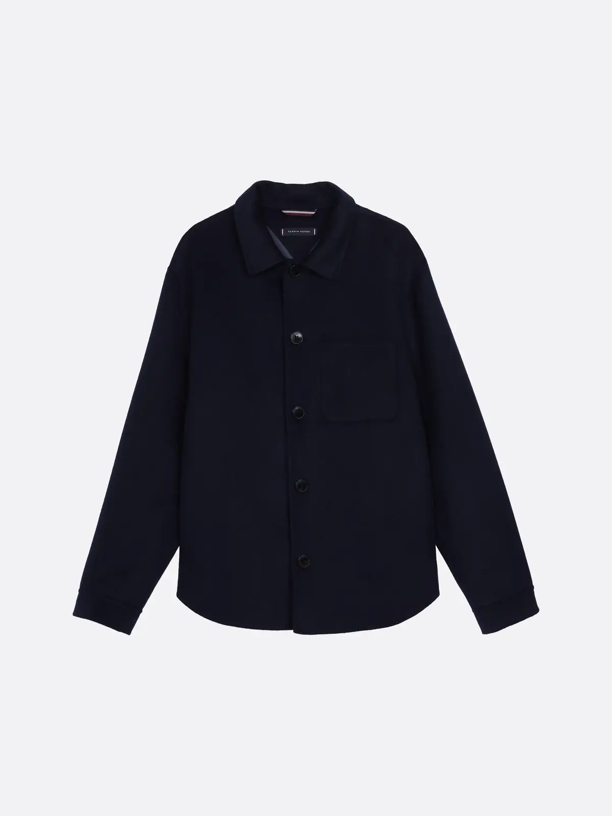 Tommy Hilfiger DC WOOL SHIRT JACKET, DW5 Siyah Erkek Gömlek