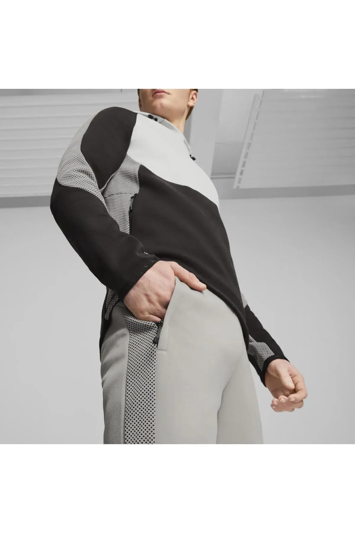 Puma EVOSTRIPE Pants DK Gri Erkek Eşofman Altı