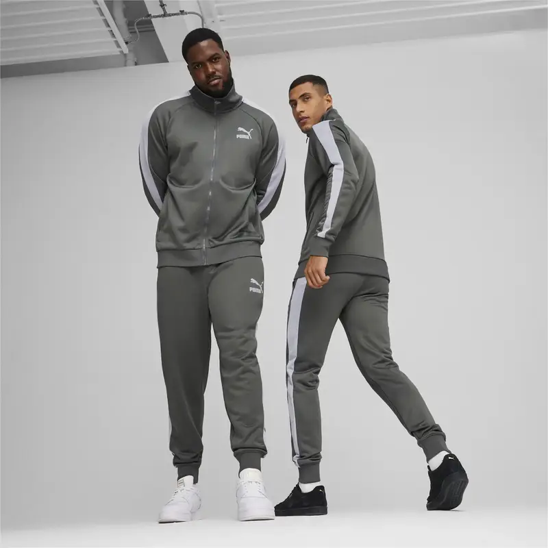 Puma T7 ICONIC Track Pants (s) PT Gri Erkek Eşofman Altı