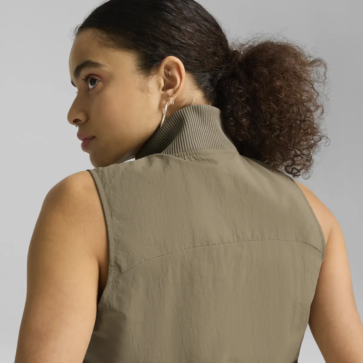 PUMA DARE TO Full-Zip Vest Yeşil Kadın Ceket