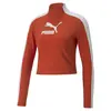 Puma T7 Cropped Slim Ls Tee Kırmızı Kadın T-Shirt