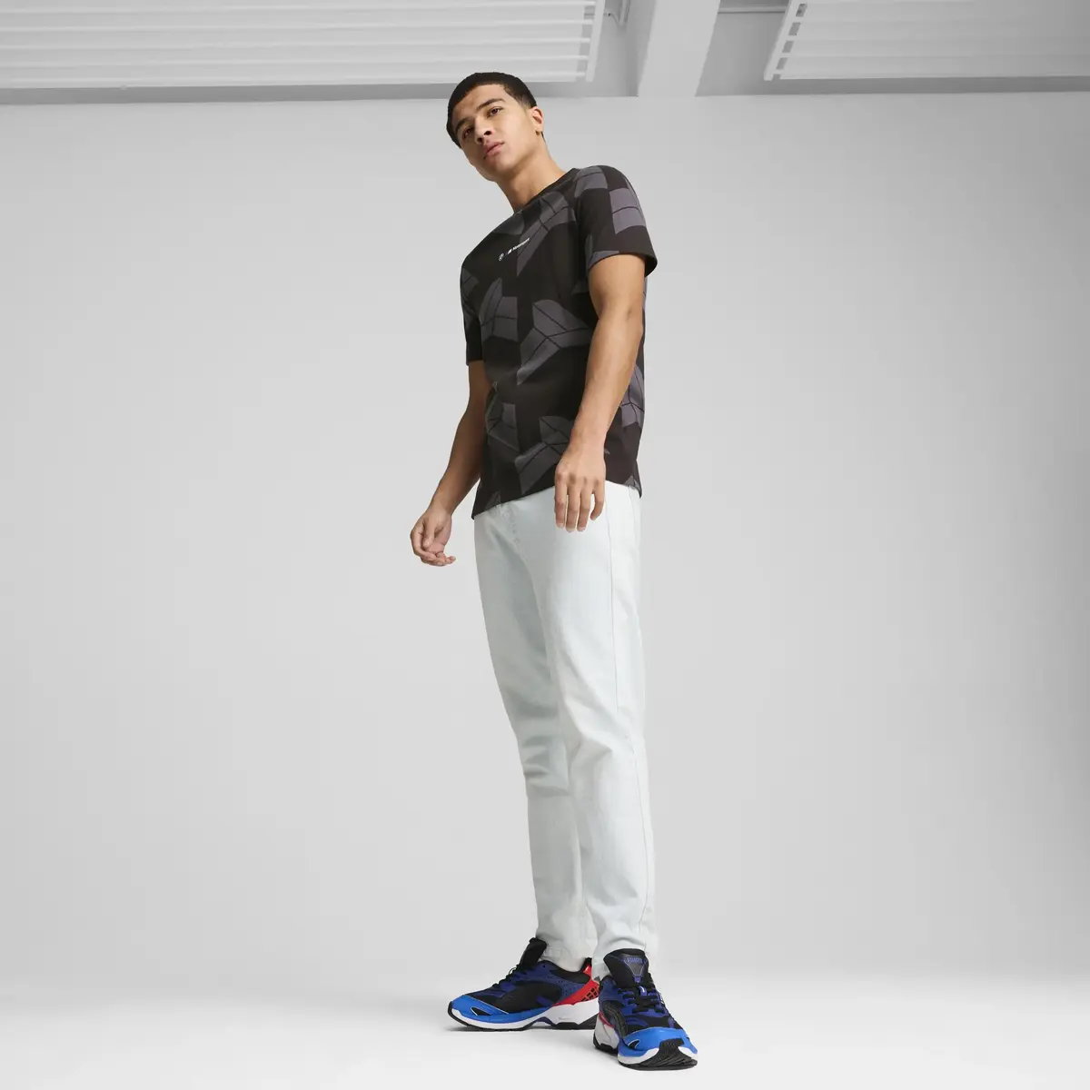 Puma BMW MMS JAQUARD TEE Siyah Erkek T-Shirt