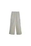 Puma DARE TO Relaxed Woven Pants Gri Kadın Eşofman Altı