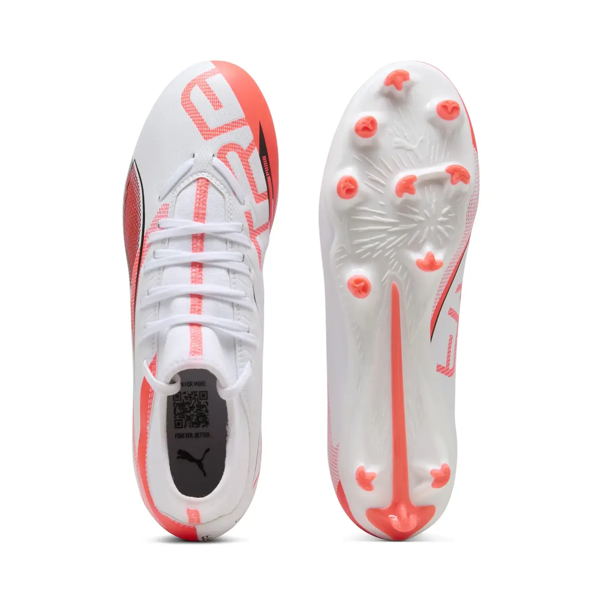 PUMA ULTRA 5 PLAY+ FG/AG Beyaz Erkek Krampon
