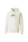 Puma Track Meet Hoodie Kırık Beyaz Erkek Hoodie