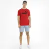 Puma ESS Logo Tee Kırmızı Erkek T-Shirt & Polo
