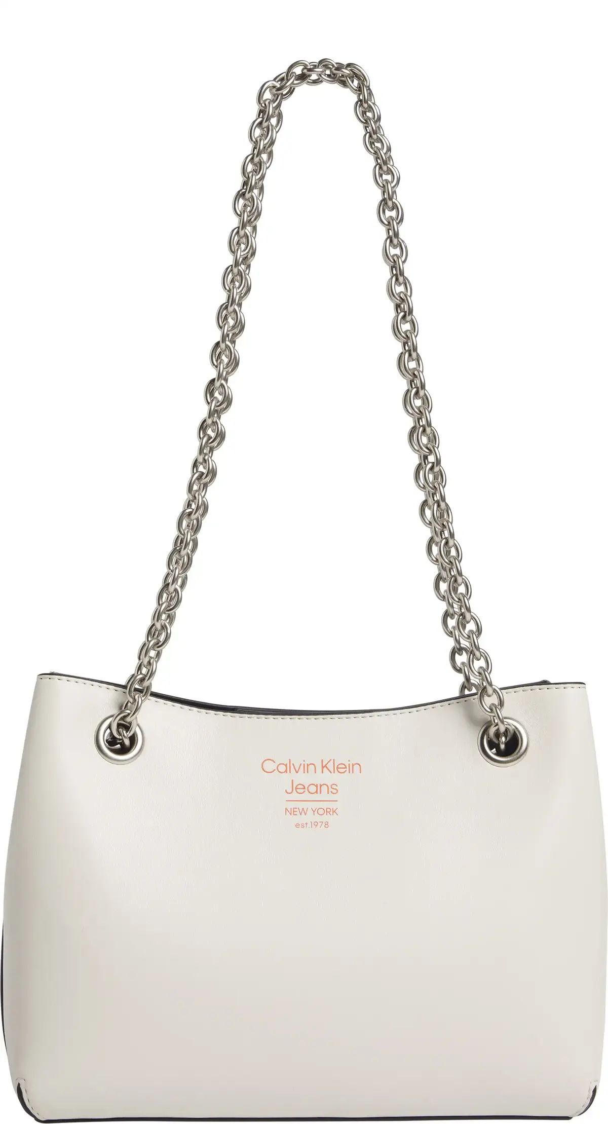 Calvin Klein SCULPTED SHOULDER BA Kadın Krem Çanta