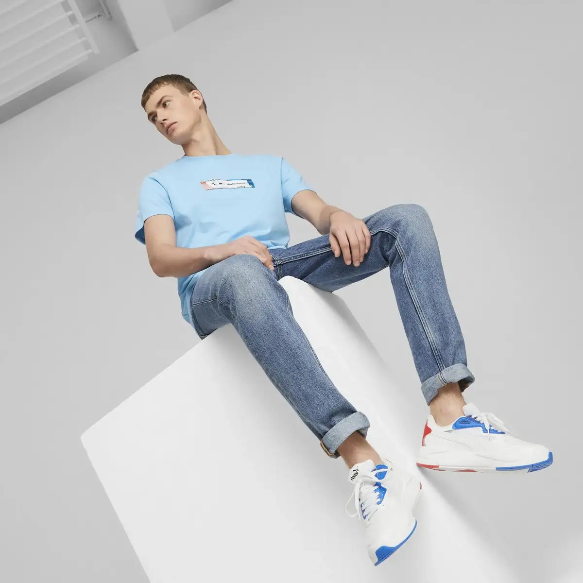 Puma BMW MMS X-Ray Speed Beyaz Erkek Günlük Spor Ayakkabı