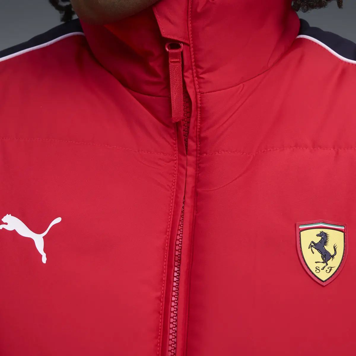 PUMA Ferrari MT7 Padded Vest Kırmızı Erkek Yelek