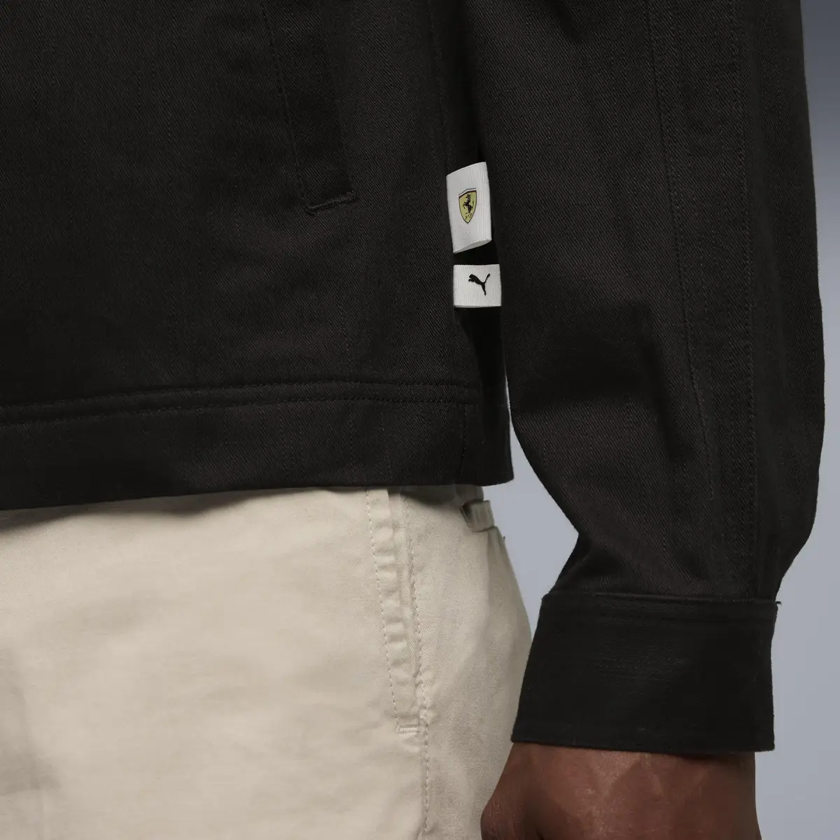 Puma Ferrari Lifestyle Jacket Siyah Erkek Fermuarlı Ceket