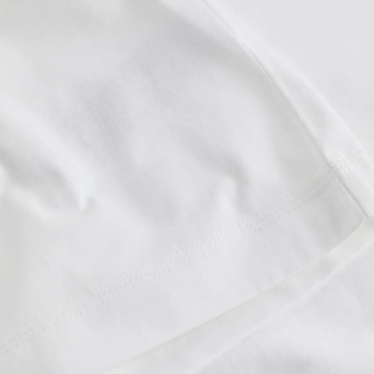 Calvin Klein WOVEN LABEL REGULAR, YAF Beyaz Erkek T-Shirt & Polo