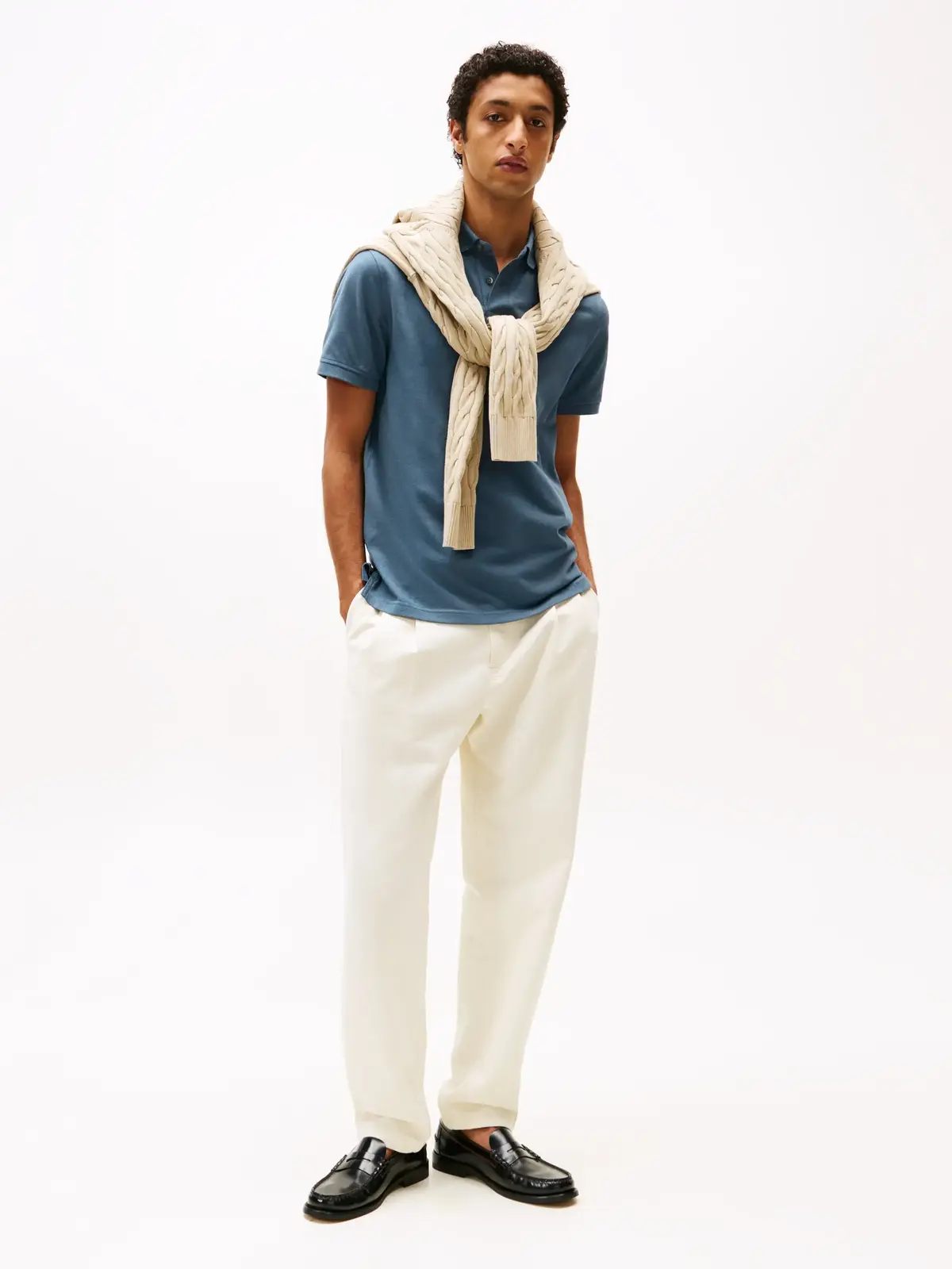 Tommy Hilfiger 1985 REGULAR POLO, DBZ Lacivert Erkek T-Shirt & Polo