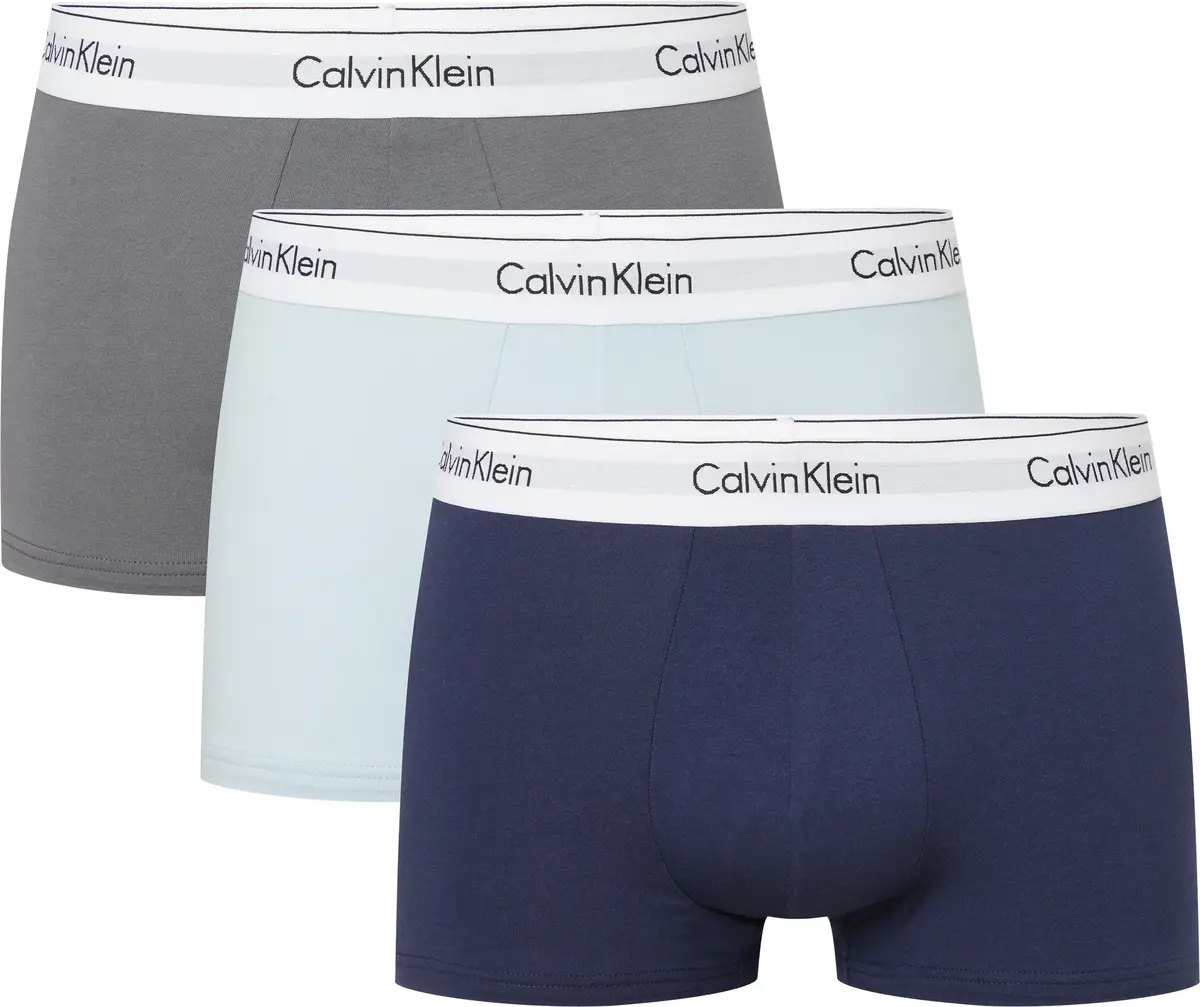 Calvin Klein TRUNK 3PK Erkek Lacivert Boxer Set