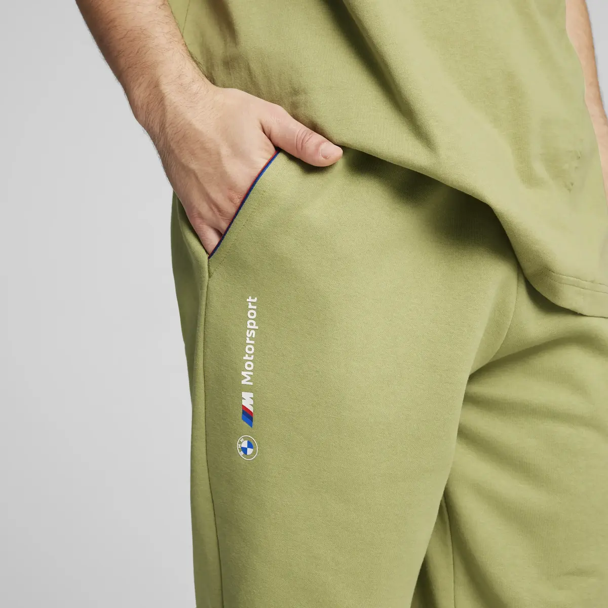 Puma BMW MMS ESS+ PANTS FLEECE Yeşil Erkek Eşofman Altı