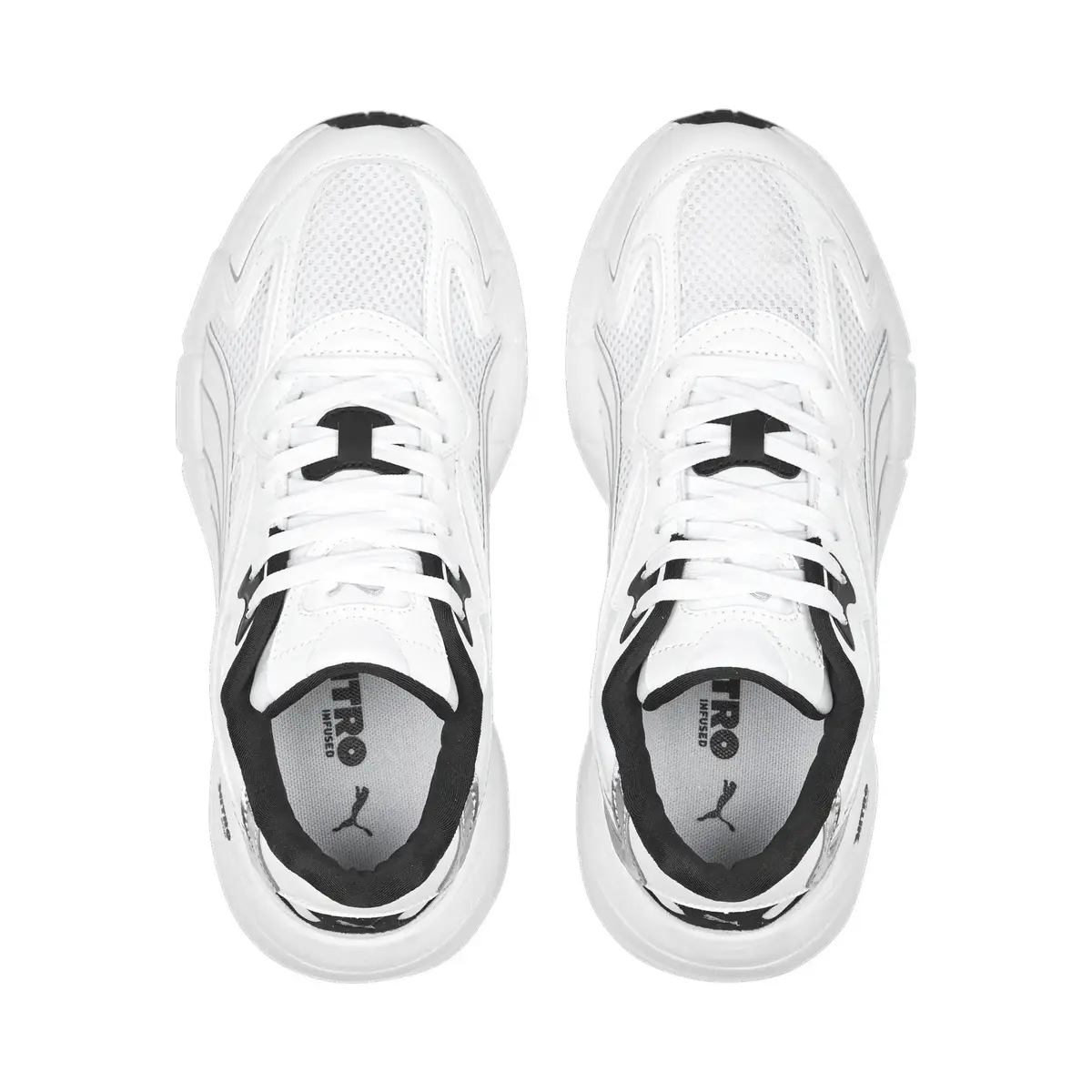 Puma Teveris Nitro Metallic Wns PUMA Beyaz Kadın Günlük Spor Ayakkabı