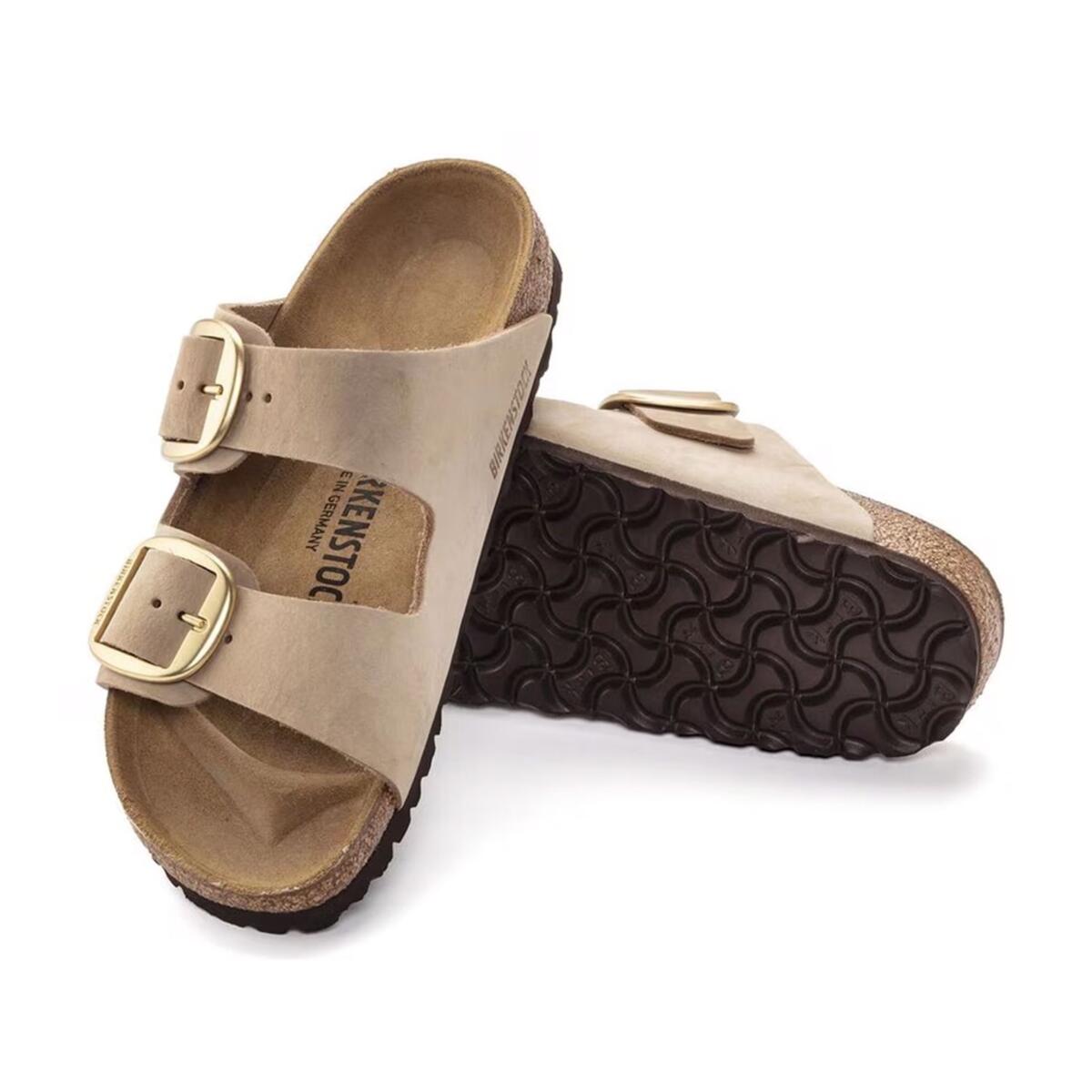 Birkenstock Arizona Big Buckle Nu Kahverengi Kadın Terlik