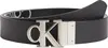Calvin Klein ROUND MONO PLAQUE RE Erkek Siyah Kemer