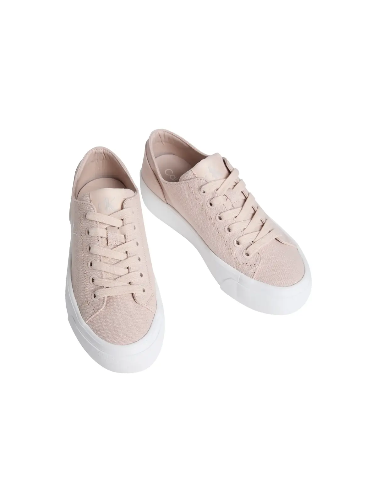 Calvin Klein VULC FLATFORM LOW Pembe Kadın Kanvas Sneaker