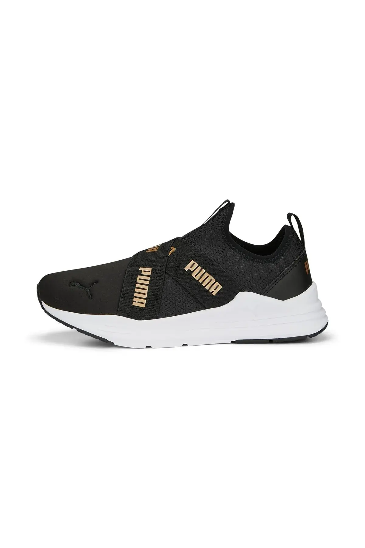 Puma Wired Run Slipon Wns Space Siyah Kadın Yürüyüş Ayakkabısı