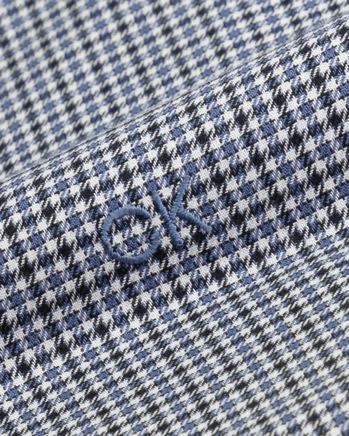 Calvin Klein MULTI CHECK SLIM BD Erkek Mavi Gömlek