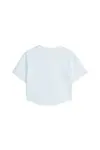 Puma DARE TO Cropped Slim Tee Buz Mavisi Kadın T-Shirt