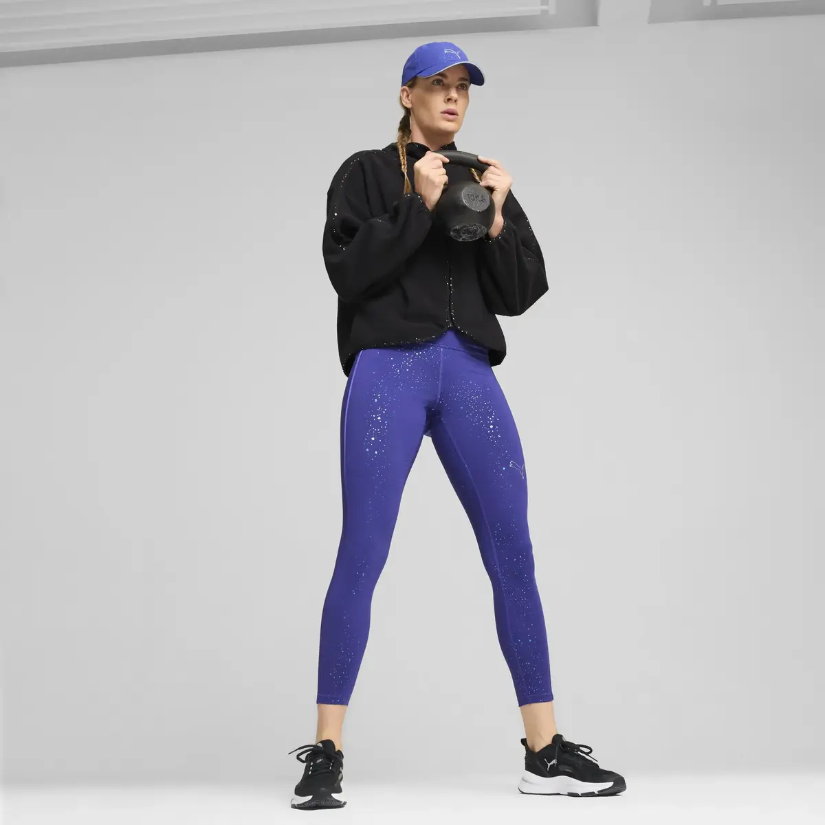 Puma INTERGALACTIC FLEECE FZ Siyah Kadın Sweatshirt