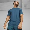 Puma Yogini Lite Mesh Tee Mavi Erkek T-Shirt