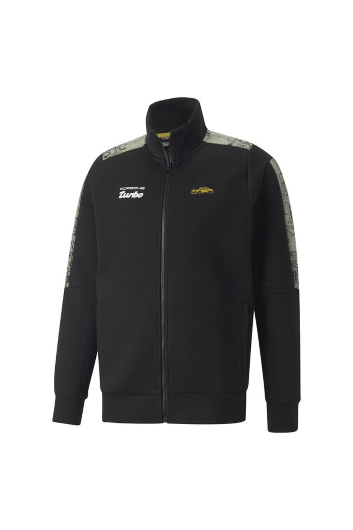 Puma Pl Mt7 Sweat Jacket Siyah Erkek Fermuarlı Sweatshirt