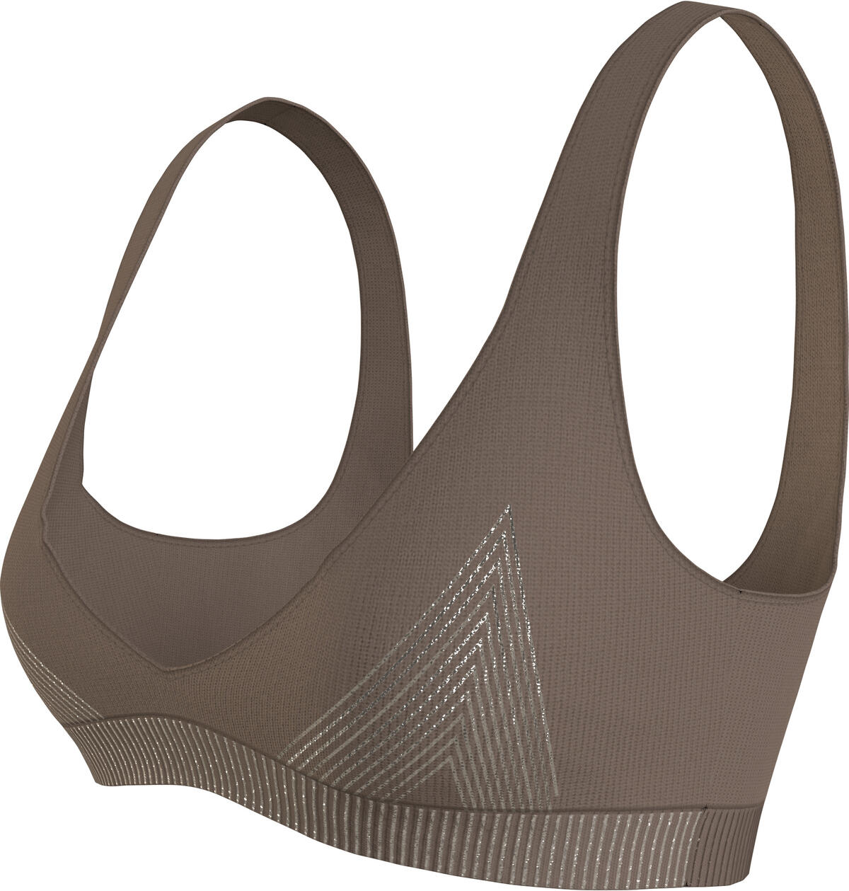Calvin Klein TRIANGLE BRALETTE Kadın Kahverengi Bikini Üstü