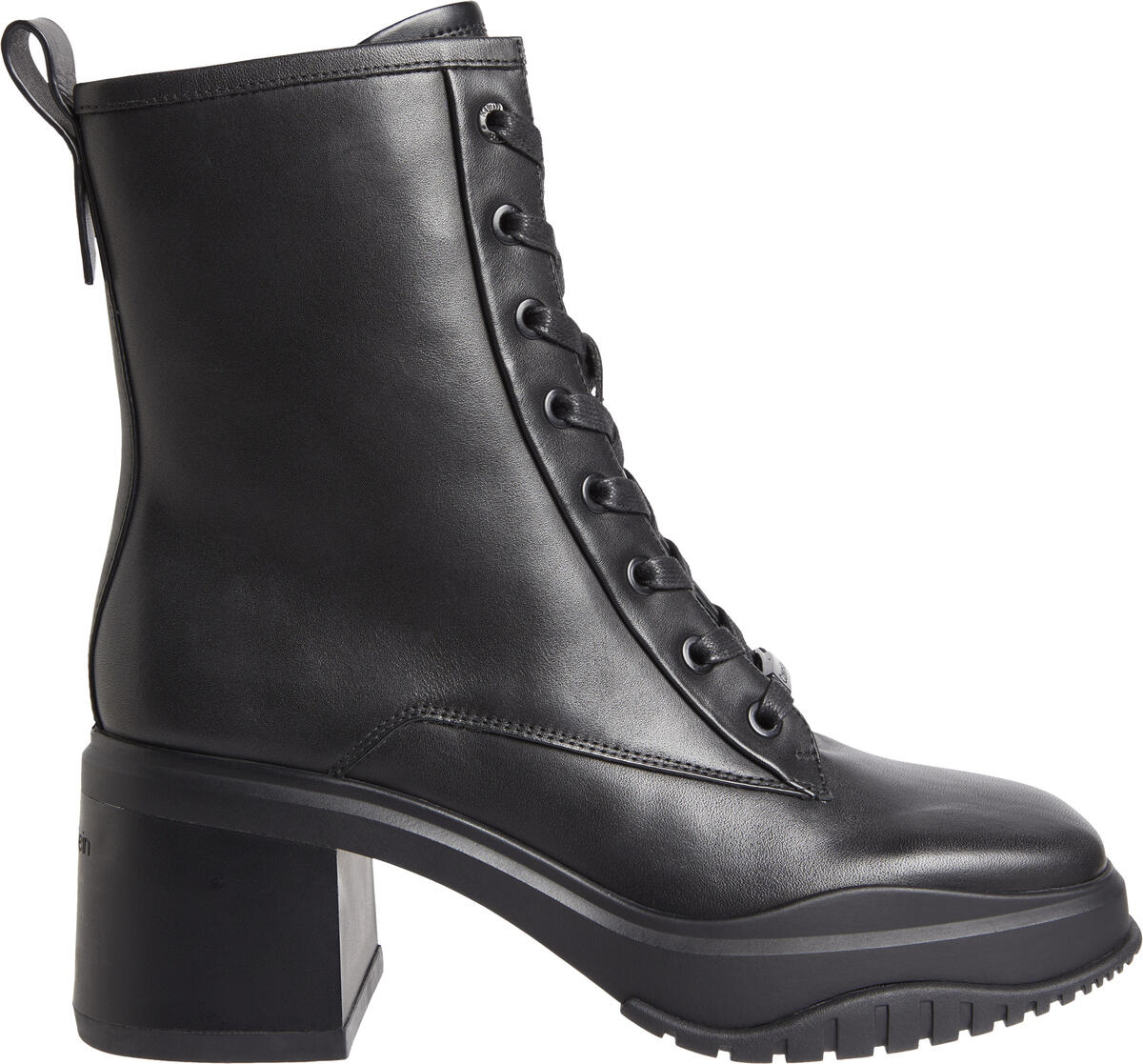 Calvin Klein PLATFORM HEEL COMBAT Kadın Siyah Bot