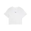 PUMA TAD ESSENTIAL W Baby Tee Beyaz Kadın Crop